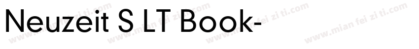 Neuzeit S LT Book字体转换